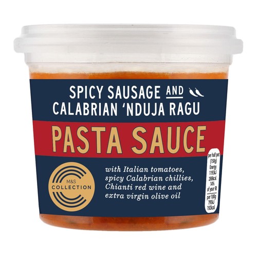 M&S Collection Spicy Sausage and Calabrian 'Nduja Ragu