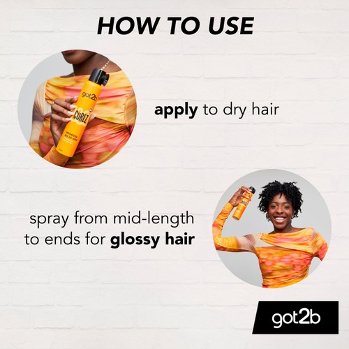 Got2b CURLZ Dry Oil Mist Hairspray