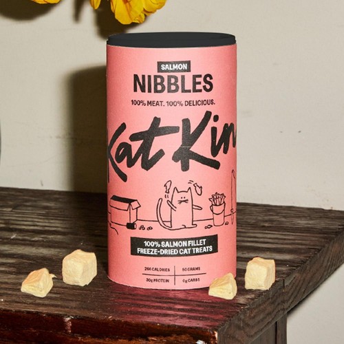 KatKin Salmon Nibbles Cat Treats