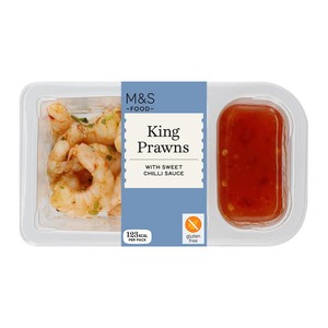 King Prawns with Sweet Chilli Sauce