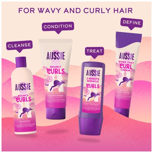 Aussie 3 Minute Miracle Natural Curls Styling Hair Cream