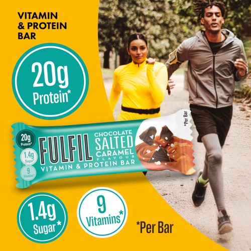 FULFIL Chocolate Salted Caramel Vitamin & Protein Bar