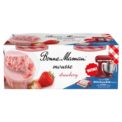 Bonne Maman 2 Strawberry Mousse