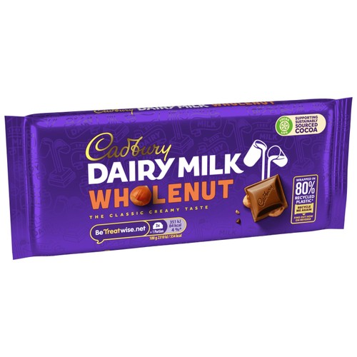 Cadbury Dairy Milk Whole Nut Chocolate Bar