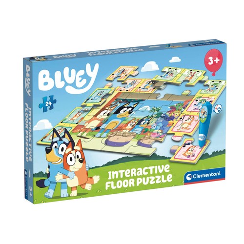 Clementoni - 27167 - Supercolor Puzzle Bluey - 104 Pieces - Jigsaw Puzzle For Kids Age 6 - Made