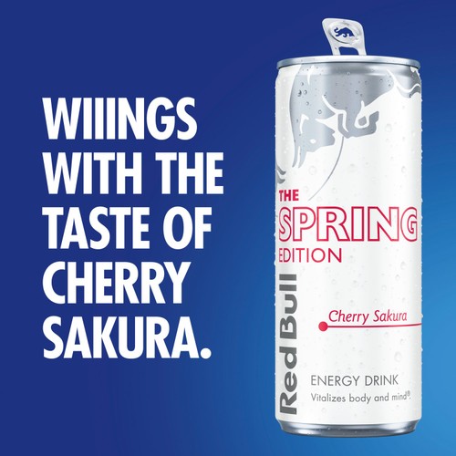 Red Bull Energy Drink Spring Edition Cherry