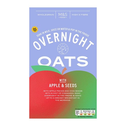 M&S Overnight Oats With Apple & Seeds