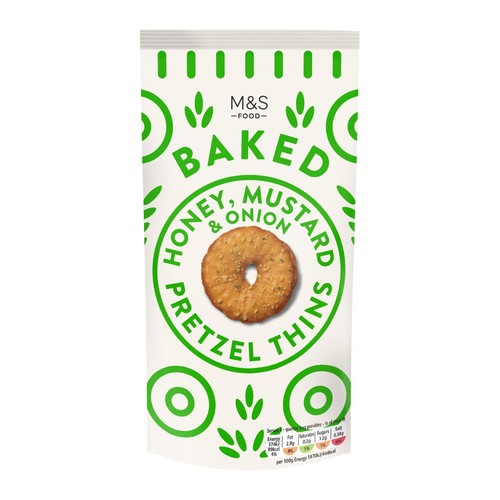 M&S Honey, Mustard & Onion Pretzel Thins