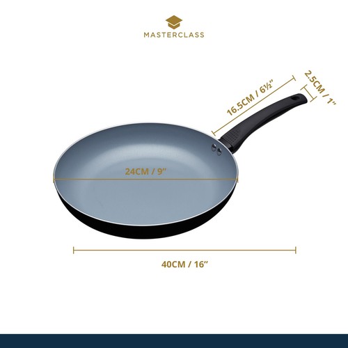 MasterClass Ceramic Non-Stick Eco Frying Pan 30cm