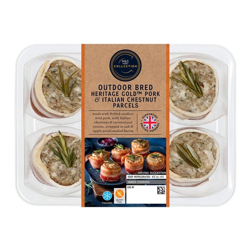 M&S Collection Heritage Gold Pork & Italian Chestnut Parcels