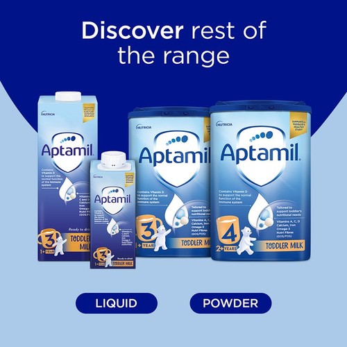 Aptamil 3 Baby Toddler Milk Formula Liquid 1-3 Years 