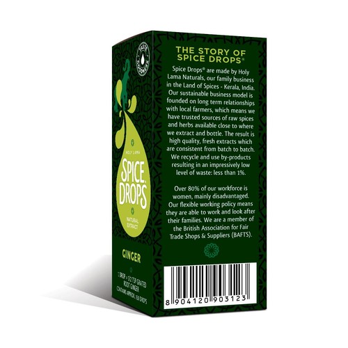 Spice Drops Concentrated Natural Ginger Extract