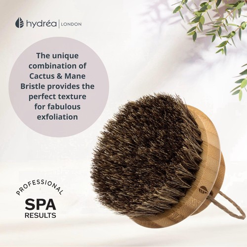Hydrea London Bamboo Balancing Body Brush with Combination Bristle