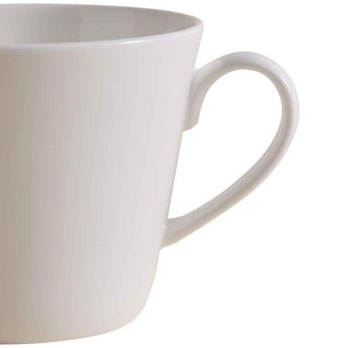 M&S Straight Sided Tea Cup, White