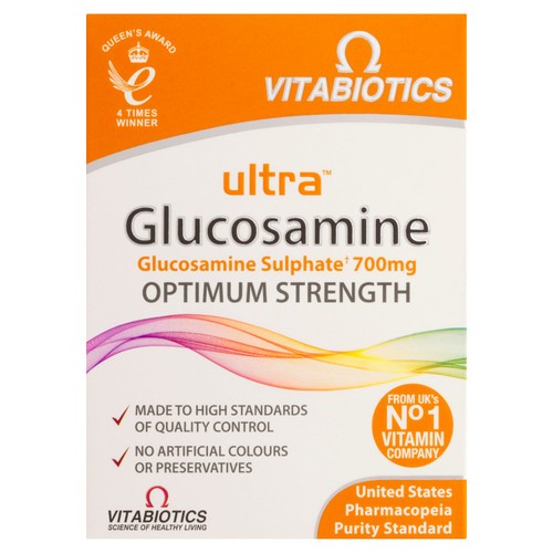 Vitabiotics Ultra Glucosamine Sulphate Tablets 700mg 