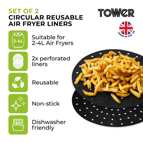 Tower 2L-4L Air Fryer Liners