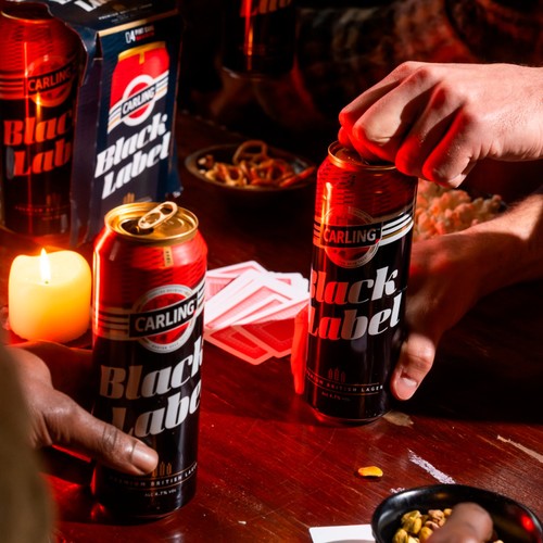 Carling Black Label Lager Beer Cans