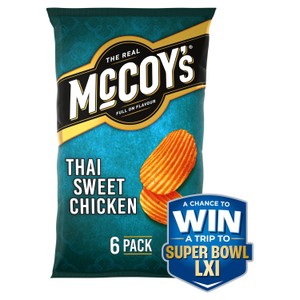 McCoy's Thai Sweet Chicken Crisps 6 Pack