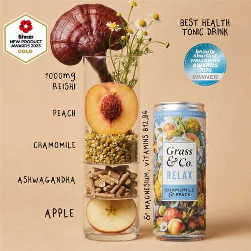 Grass & Co. Liquid RELAX Reishi Nootropic Drink