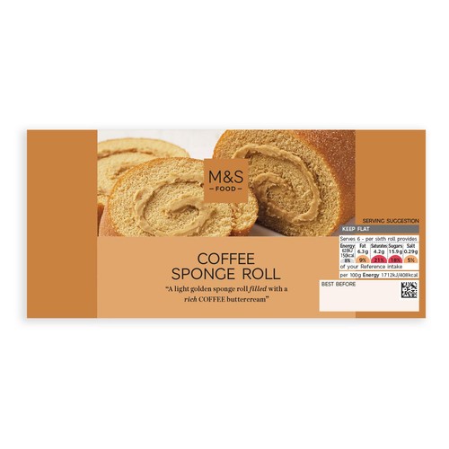M&S Coffee Sponge Roll