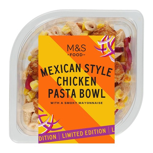 M&S Mexican Style Chicken Pasta Salad Bowl