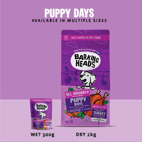 Barking Heads All Hounder Puppy Days Turkey Dry Dog Food
