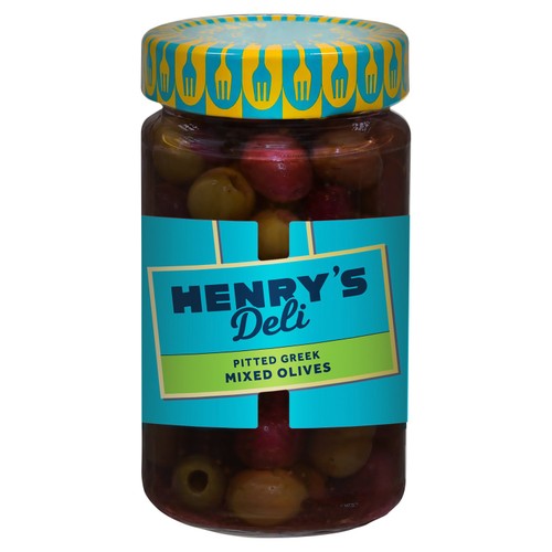 Henry's Deli Pitted Greek Mixed Olives