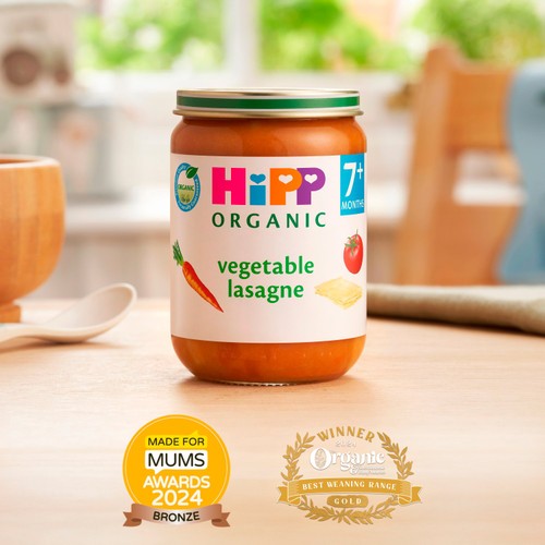 HiPP Organic Vegetable Lasagne Baby Food Jar 7+ Months