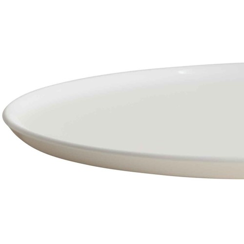 M&S Straight Sided China Side Plate, White
