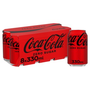 Coca-Cola Zero Sugar Lemon 8 x 330ml