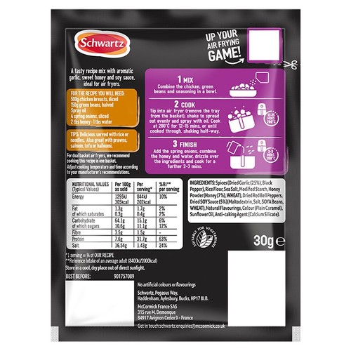 Schwartz Air Fry Honey & Garlic Recipe Mix