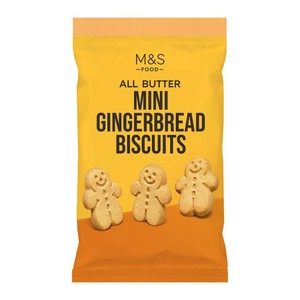 M&S All Butter Mini Gingerbread Biscuits