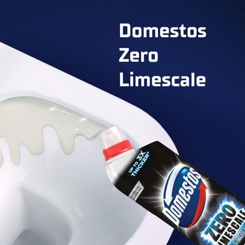 Domestos Zero Limescale Toilet Cleaner Ocean 