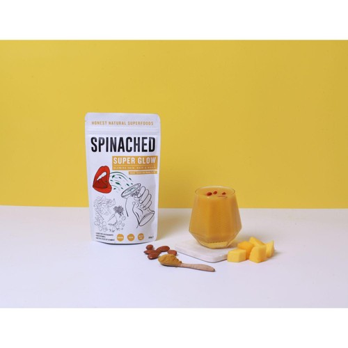 Spinached Organic Super Glow Skin, Hair & Nails Superfood Supplement Powder