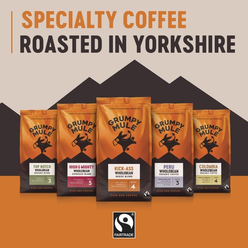 Grumpy Mule High & Mighty Espresso Coffee Beans