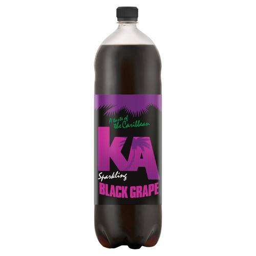KA Sparkling Black Grape Juice, 2L