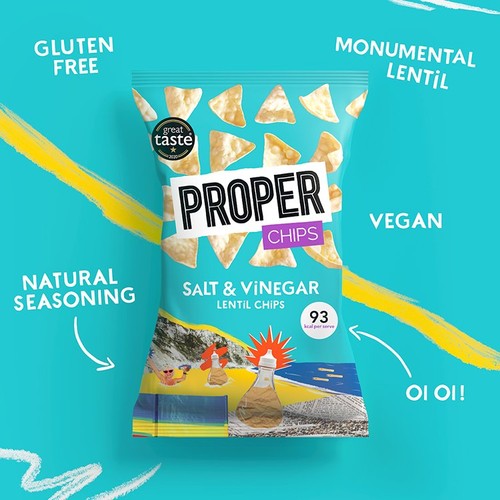 Properchips Salt & Vinegar Lentil Chips