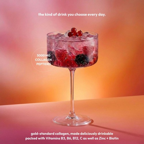 AQUA GLOW Berry Crush Collagen Drink