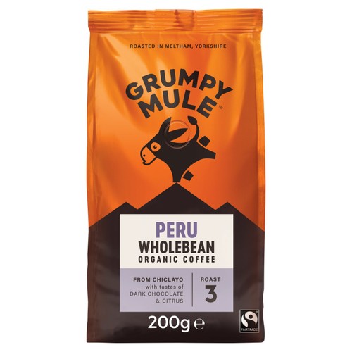 Grumpy Mule Peru Organic Coffee Beans