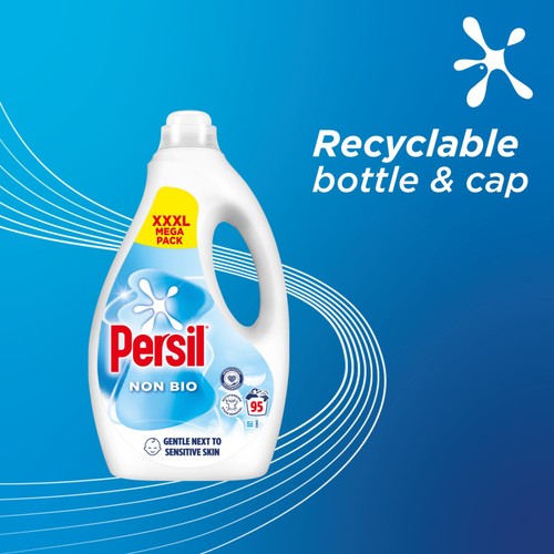 Persil Non Bio Laundry Detergent Washing Liquid 95 Washes