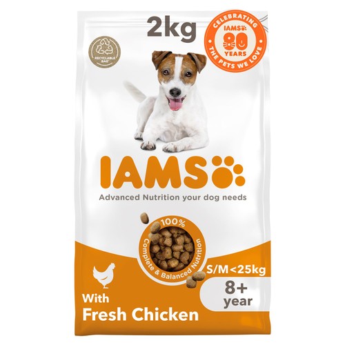 IAMS Advanced Nutrition Senior Dog Food Small/Medium Breed With Chicken