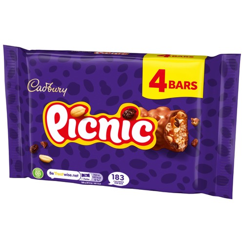 Cadbury Picnic Chocolate Bar Multipack