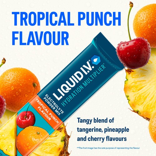 LIQUID IV Hydration Tropical Punch Electrolytes 