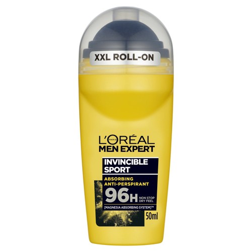 L'Oreal Men Expert Roll On Anti-Perspirant Deodorant  Invisible Sport