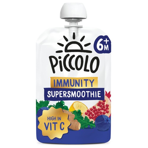 Piccolo Organic Immunity Supersmoothie - Blueberry Glow with Kale