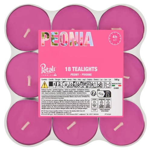 Price's Candles Petali Peony Tealights
