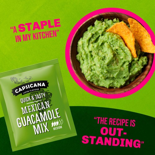Capsicana Mexican Guacamole Mix Medium