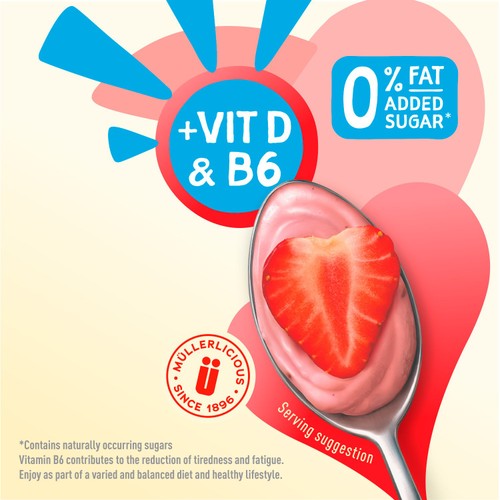 Muller Light Strawberry Fat Free Yogurt