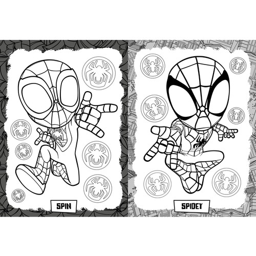 Marvel Spidey and his Amazing Friends Super Colouring