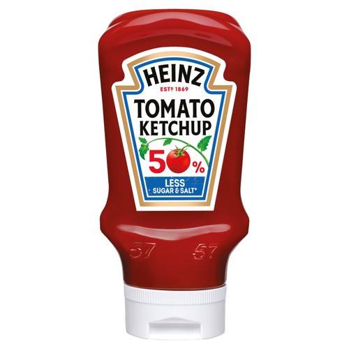 Heinz Tomato Ketchup 50% Less Sugar & Salt